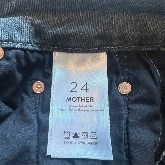 Mother Denim Looker High-Rise Jeans in Supermoon size 24 - Picture 8 of 11